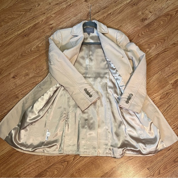 💖 Ann Taylor Petite Gorgeous Cream Winter Coat  Designer Coat Timeless s… - Picture 3 of 16